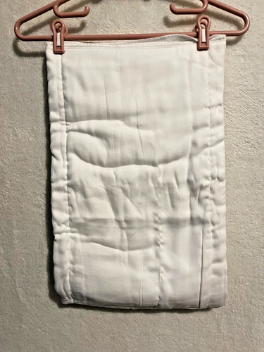 White adult cloth prefold - white,