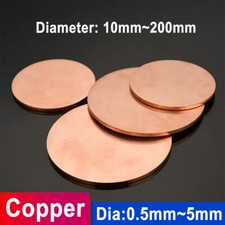 Solid Pure Copper Discs Blanks