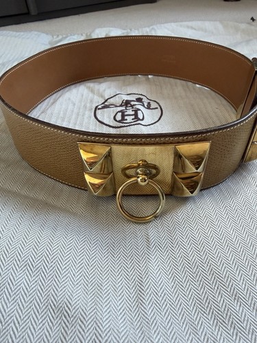 Gold hermès collier - gold,