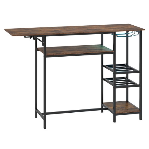 Bar table with rgb - led, lights