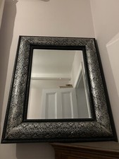 Large Antique Black and Silver