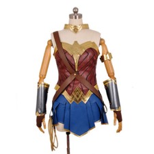 Wonder Woman Cosplay Costume Diana Prince Battle Suit Sexy Women Dress Outfits
