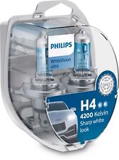 Philips H4 12V 60/55W P43t WhiteVision Ultra 4200K 2pcs + 2x W5W 2pcs