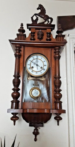Antique vienna wall clock vgc - vienna,