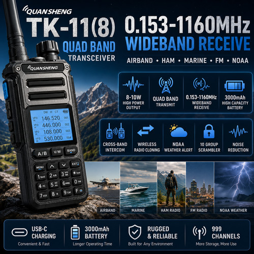 Quansheng quad band - quansheng, tk-11(8)