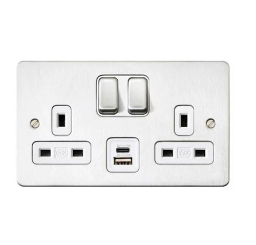 Electric socket edge gang - edge,