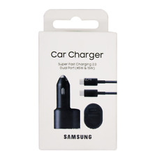 Original Samsung 45W fast charger car charger dual port USB-C car charger