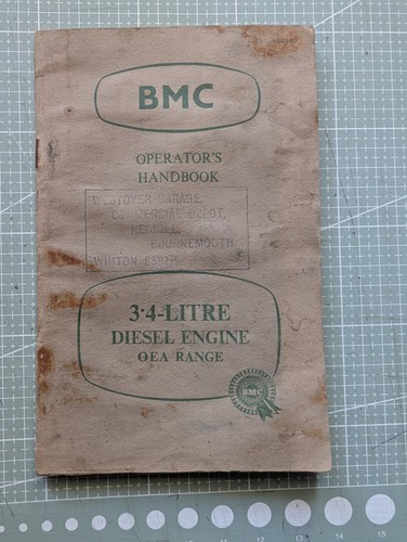 1960 bmc litre diesel - 3.4,