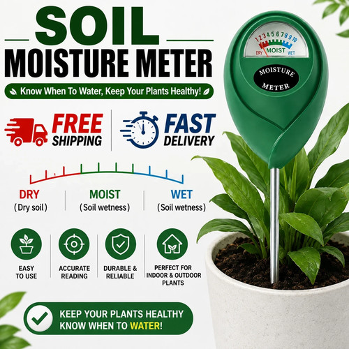 Soil moisture meter - meter, watering