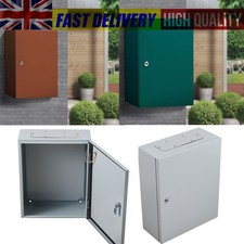 Lockable Meter Box Wall Mounted Gas Electric Meterbox GalvanizedSteel Cabinet UK