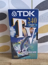 TDK VHS E-240 TV Blank Video