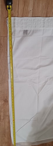 White curtain with voile - with,
