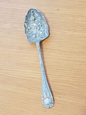 VINTAGE QUALITY NICKEL SILVER BERRY SPOON 