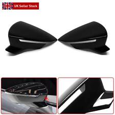 Gloss Black Fits SEAT Leon Mk3 Cupra Ibiza V Arona KJ7 Wing Mirror Cover Cap