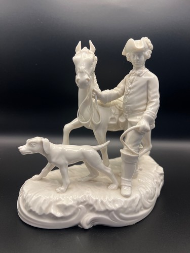 Nymphenburg porcelain rider - nymphenburg,