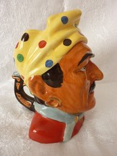 Vintage Bournemouth Pottery Pirate Toby Jug- with Thorens musical movement 1950s
