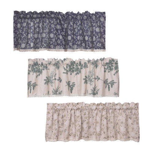 Valance curtain vintage - curtain, rod