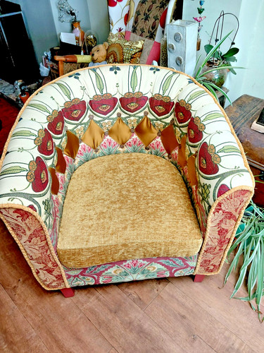 Chesterfield style tub chair