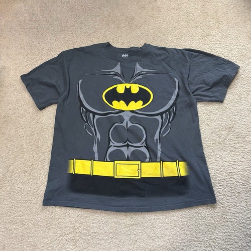 Batman costume shirt features