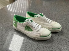 Vintage Dunlop Green Flash Trainers Size 9 - very clean and lovely patina