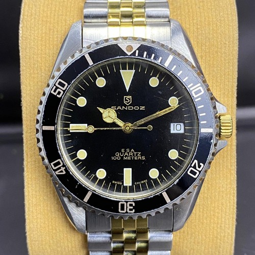 Rare sandoz diver - sandoz, dial