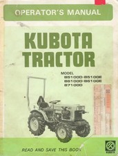 KUBOTA TRACTOR B5100D & E