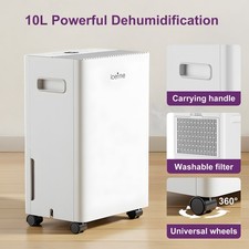 LOEFME Dehumidifier, 10L/Day