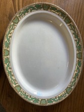 Antique Booths made in Uk China plate / jade dragon design - Early 20th Century