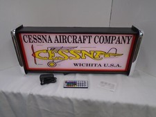 Cessna Aircraft LED Display lighted sign lightbox Wall hanging Light