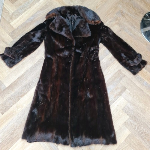 Vintage genuine mink fur coat - mink,