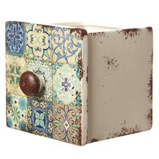 Rustic mediterranean pot tile - rustic,