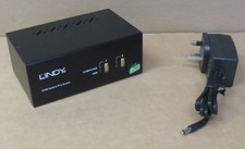 LINDY KVM Switch Pro Audio 2-Port Dual Head DVI-I Link & Analog, Audio, USB TTU