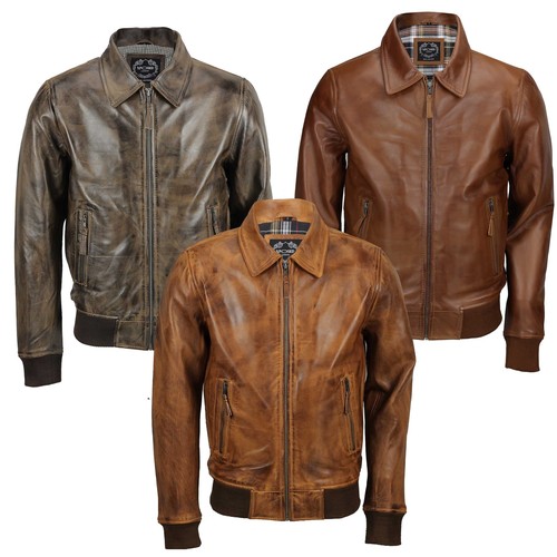 Mens soft real leather collar - soft,