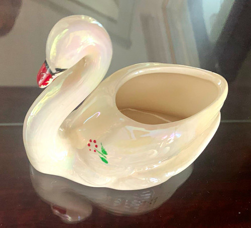 Vintage lustreware swan - vintage,