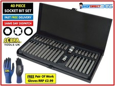 40 PIECE HEX STAR TORX SPLINE