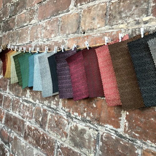 Gentle herringbone fabric - herringbone,