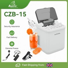Alpicool CZB-15 Portable Ice Maker 24lbs/Day for Car/Home - Fast 7 Min Ice