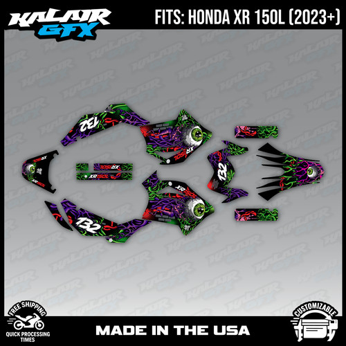 Graphics kit for honda - kit, xr150l