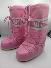 New Moon Boot Pink Snow Boots Size 2.5 - 5 / 35 - 38 Tecnica Womens
