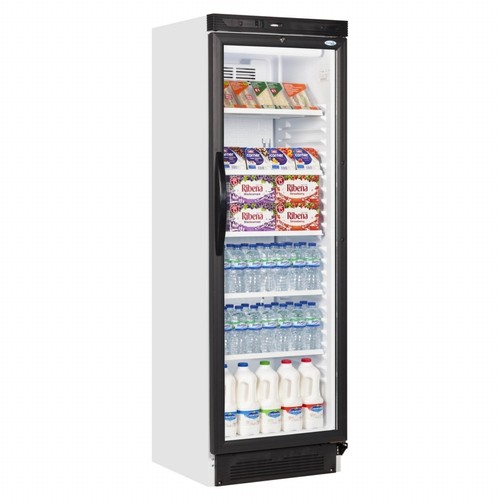 Glass door drinks display - door,