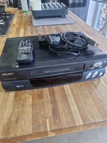 Bush vcr807 black vcr vhs - black,