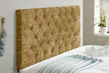 Bed Headboard 26" Chesterfield KINGSIZE | DOUBLE | SINGLE Crushed Velvet