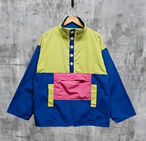 Vintage colour block pullover - block,