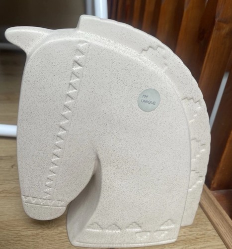 Ceramic horse head - ceramic,