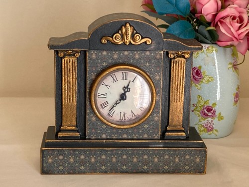 Clock mantle william - mantle, morris