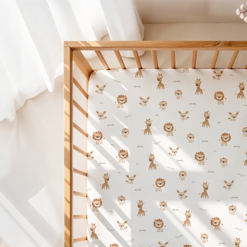Safari animals baby cot - animals,