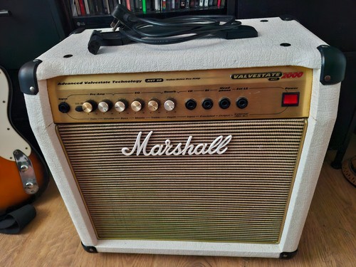 Rare white marshall amplifier - white,