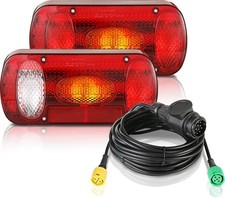 Trailer Tail Stop Light 13 Pin Plug Trailer Towing Light Rear Board Lights