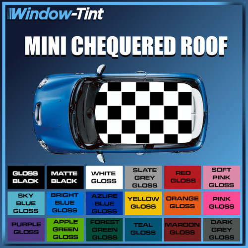 Mini roof chequered vinyl - roof,
