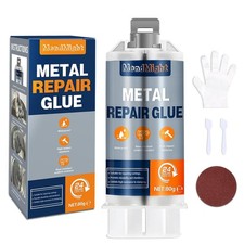 80g Heavy Duty Metal Epoxy Glue | High-Temperature Resistant Up to 300°C | Str